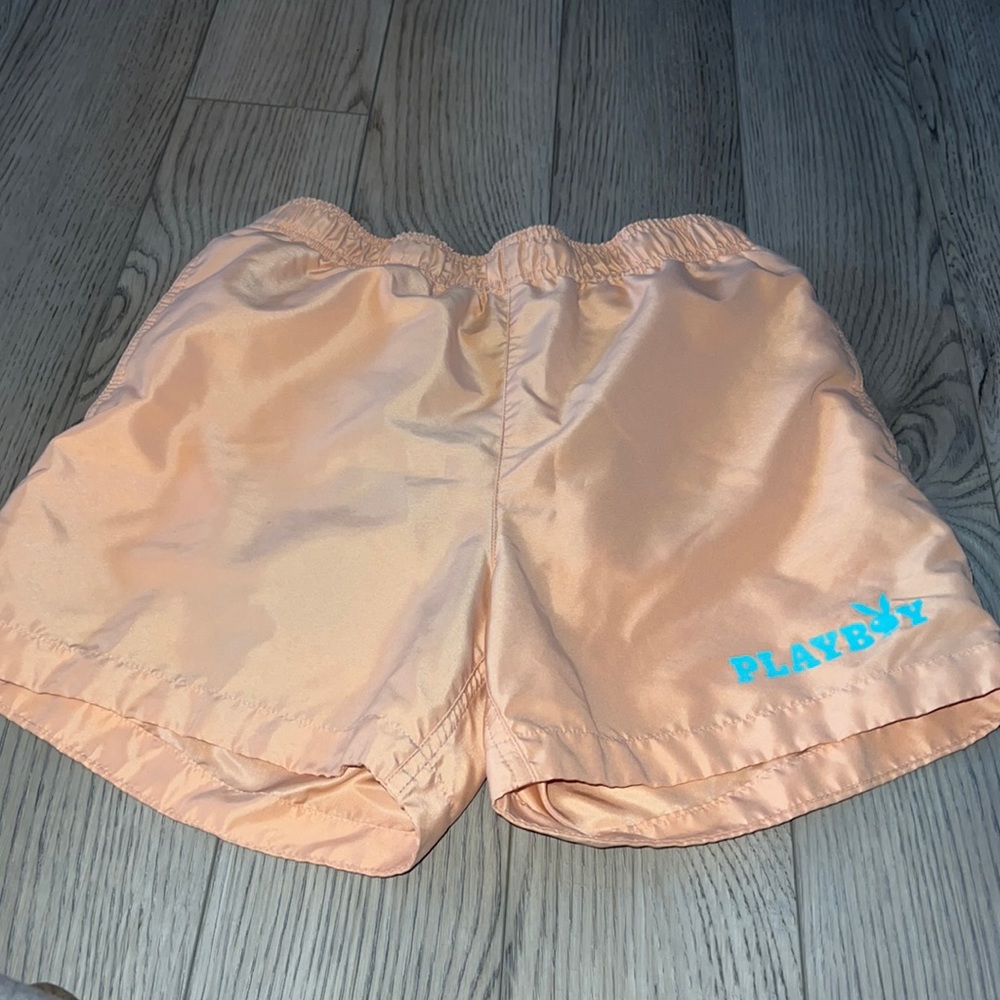 Mens playboy swim trunks